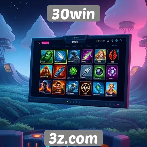 Explorando a interface do usuário do 30win