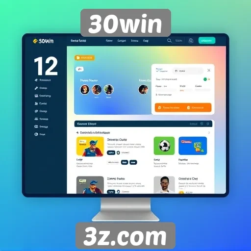 Exploração da interface do usuário no 30win