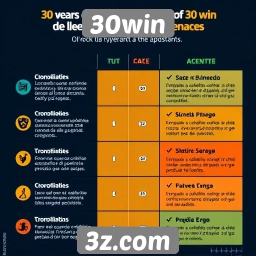 Diferenciais do 30win em comparação com concorrentes
